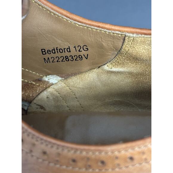 Grenson Rag Bone Brogue Oxford Mens 12 Shoes Bedford Weld Leather Made England - Picture 15 of 15